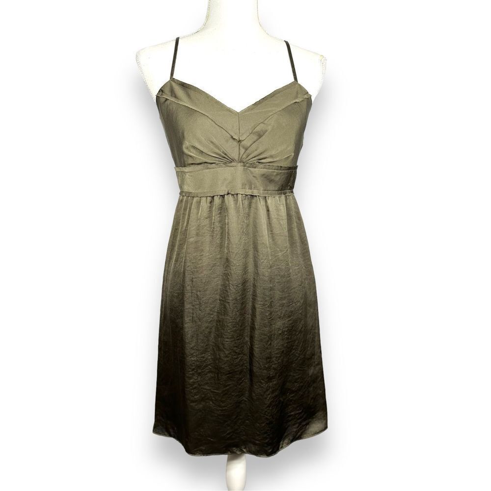Banana Republic Heritage Creped Satin sun dress